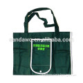 Folding Style and Polyester Material promotional cheap logo shopping bags